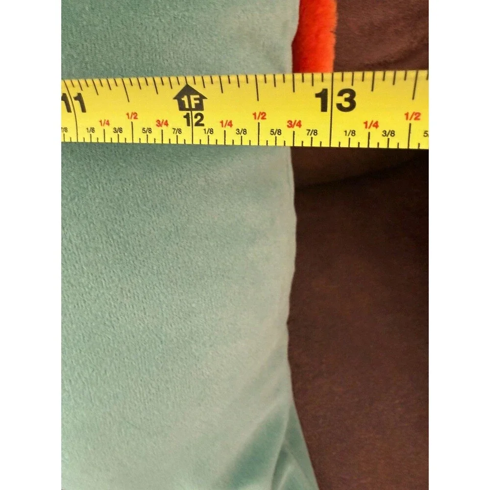 Vtg. Disney Winnie Pooh 3D Tigger Plush Throw Pillow Super Soft  Blue 12